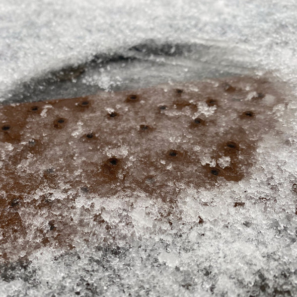 Handi Treads 3.75 In. W. x 30 In. L. Brown Non-Slip Aluminum Tread Handi Treads 3.75 In. W. x 30 In. L. Brown Non-Slip Aluminum Tread