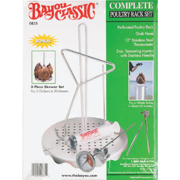 Bayou Classic Aluminum 9.5 In. Poultry Rack 835 894472