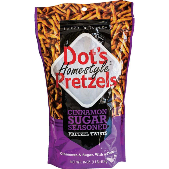 Dot's 16 Oz. Cinnamon Sugar Pretzels 71928 Pack of 10