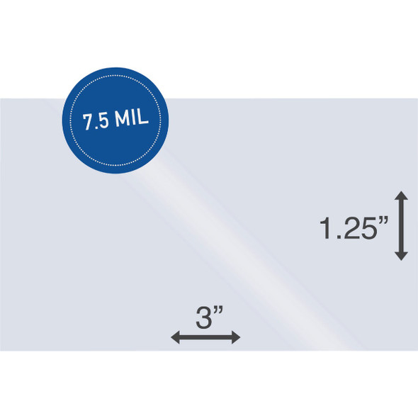 Centurion 3 In. x 1.25 In. Lozier Label Holder (1000-Pack) 1192007
