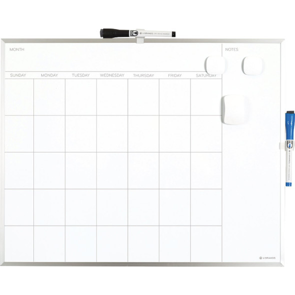 U Brands 16 In. x 20 In. Magnetic Calendar Dry-Erase Board 735U00-03