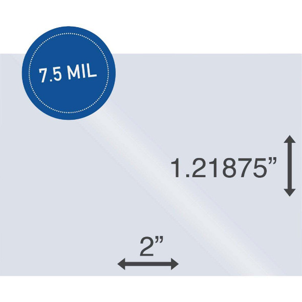 Centurion 2 In. x 1.21875 In. Label Holder (1000-Pack) 1192006