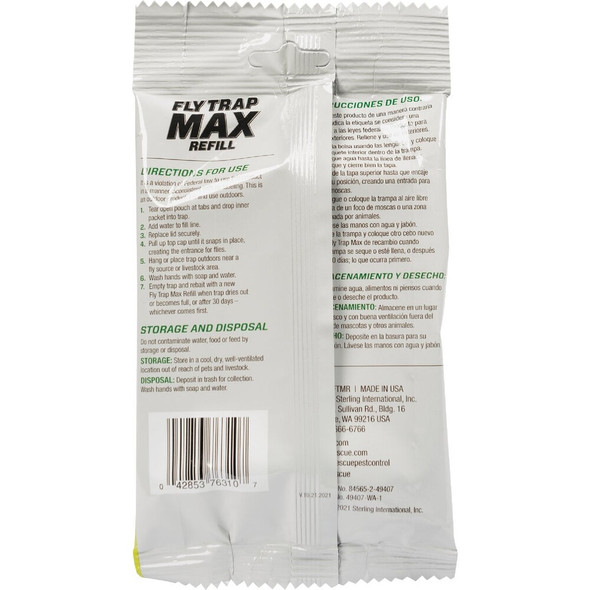 Rescue Fly Trap Max Refill FTMR-DB8 765735