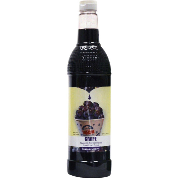 Gold Medal Grape Sno-Kone RTU Syrup, 25 Oz. 1424