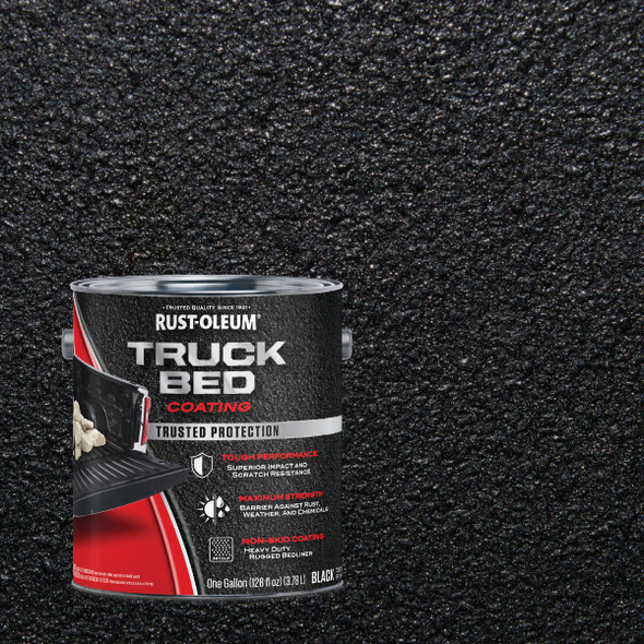 Rust-Oleum Automotive Truck Bed Coating, Gallon, Black 342669