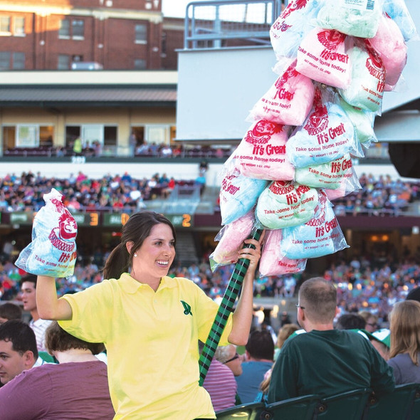 Gold Medal 12 In. x 18 In. Cotton Candy Poly Bags (1000-Case) 3065 977097