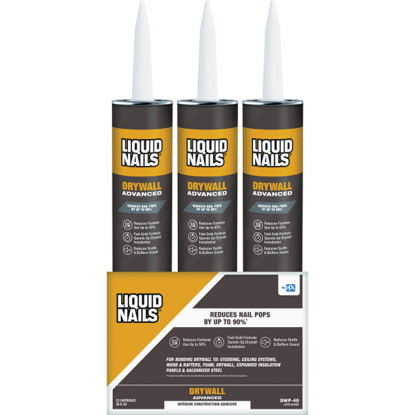 Liquid Nails Drywall Advanced 28 Oz. Low VOC Drywall & Panel Adhesive