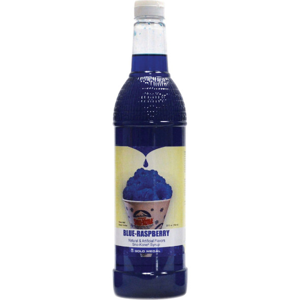 Gold Medal Blue Raspberry Sno-Kone RTU Syrup, 25 Oz. 1425