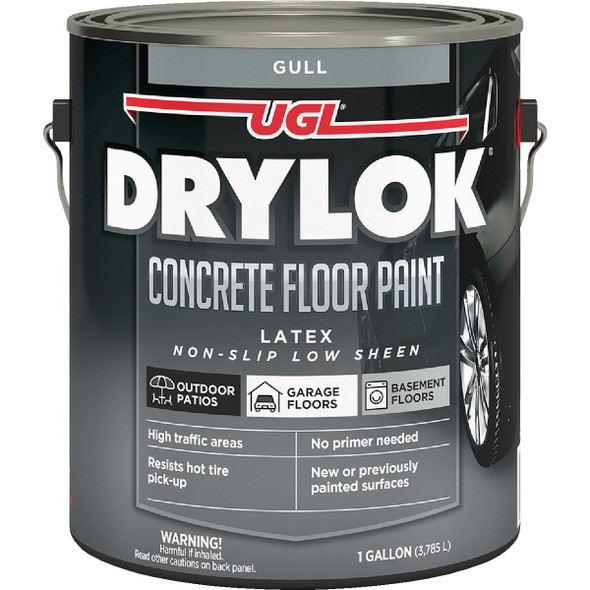 Drylok Low VOC Concrete Floor Paint Gull, 1 Gal. 832778