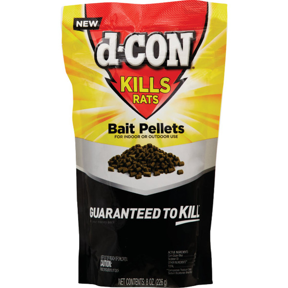 D-Con Pellet Rat And Mouse Poison, 8 Oz.
