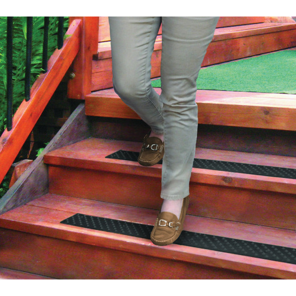 Handi Treads 3.75 In. W. x 30 In. L. Black Non-Slip Aluminum Tread Handi Treads 3.75 In. W. x 30 In. L. Black Non-Slip Aluminum Tread