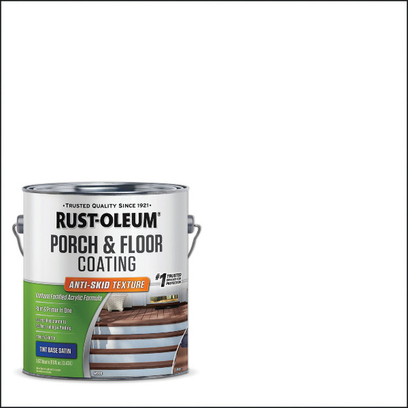Rust-Oleum 1 Gal. Low VOC Tint Base Satin Anti-Skid Porch and Floor Coating