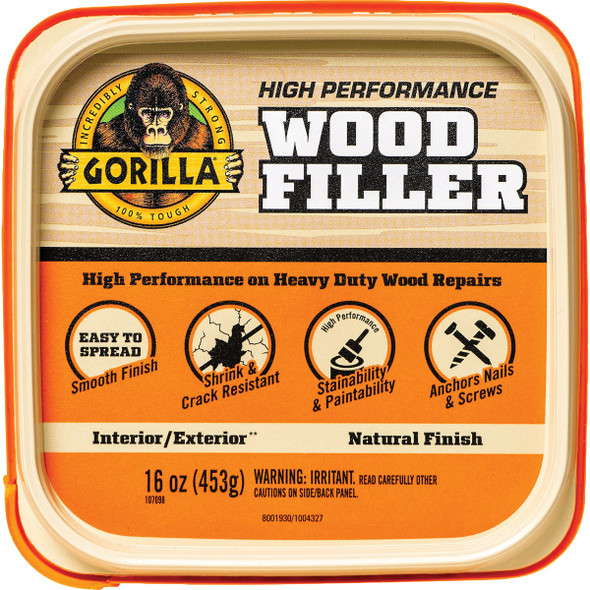 Gorilla 16 Oz. Natural Wood Filler 119452