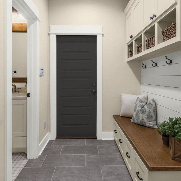 Glidden Fundamentals Grab-N-Go Semi-Gloss Interior Paint, Black, 1 Gal. GLFIN60BL/01 798102