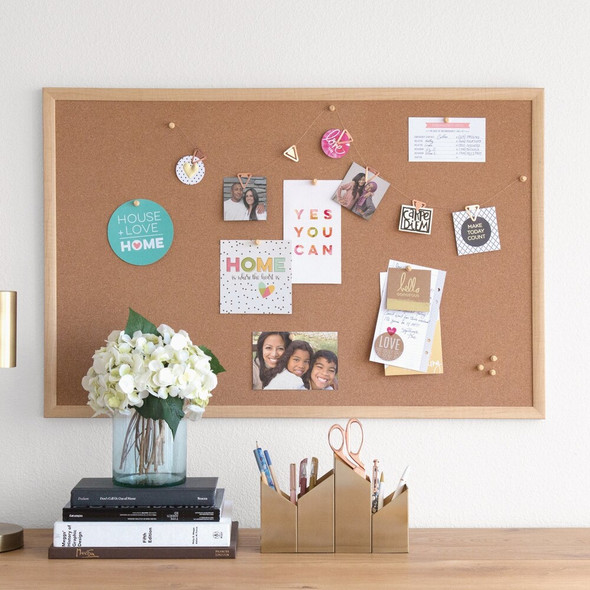 U Brands 23 In. x 35 In. Cork Bulletin Board 266U00-04 876420