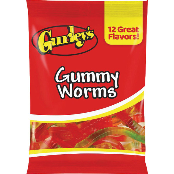 Gurley's 4.5 Oz. Gummy Worms 743788 Pack of 12 Gurley's 4.5 Oz. Gummy Worms 743788 Pack of 12