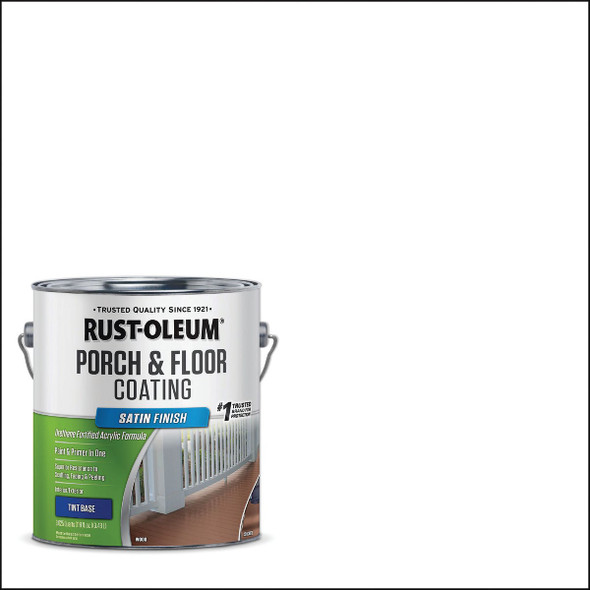 Rust-Oleum 1 Gal. Low VOC Tint Base Satin Low VOC Porch and Floor Coating 262363