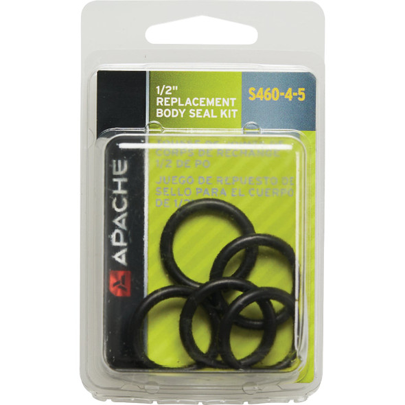 Apache 1/2 In. Replacement O-Ring Seal Kit (5 Rings) Apache 1/2 In. Replacement O-Ring Seal Kit (5 Rings)