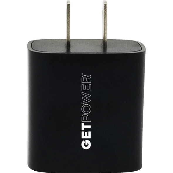 GetPower Power Delivery AC USB Adapter, Black CWP-2USBACPD