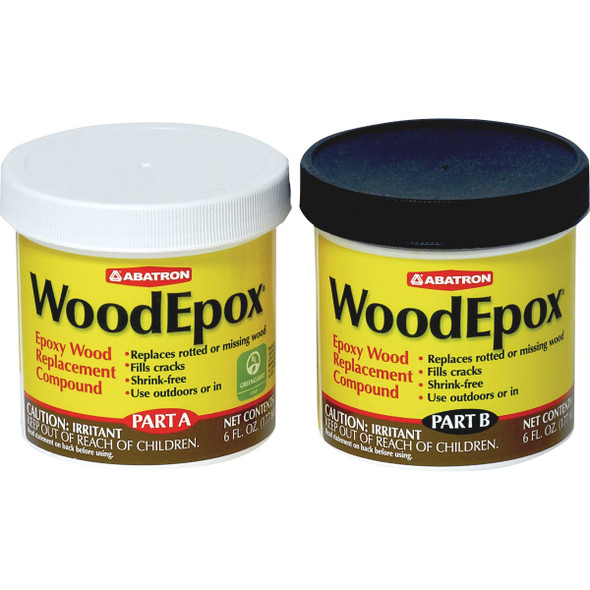 Abatron WoodEpox - Includes 6 Oz. Part A & 6 Oz. Part B AB_WEAB6OR