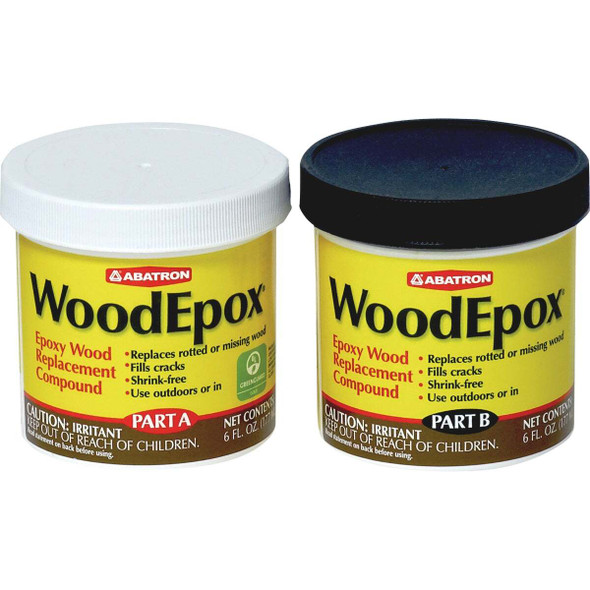 Abatron WoodEpox - Includes 6 Oz. Part A & 6 Oz. Part B AB_WEAB6OR