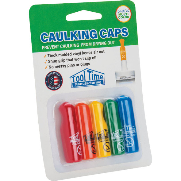 Tool Time Multi-Color Vinyl Caulking Cap (5-Pack) CC5MULTI