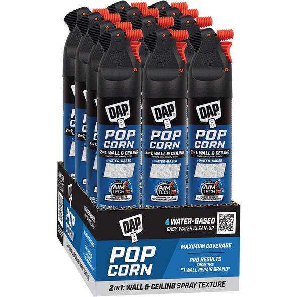 Dap 20 Oz. 2-In-1 Popcorn Water Base Spray Texture with AimTech 7079850025 795210