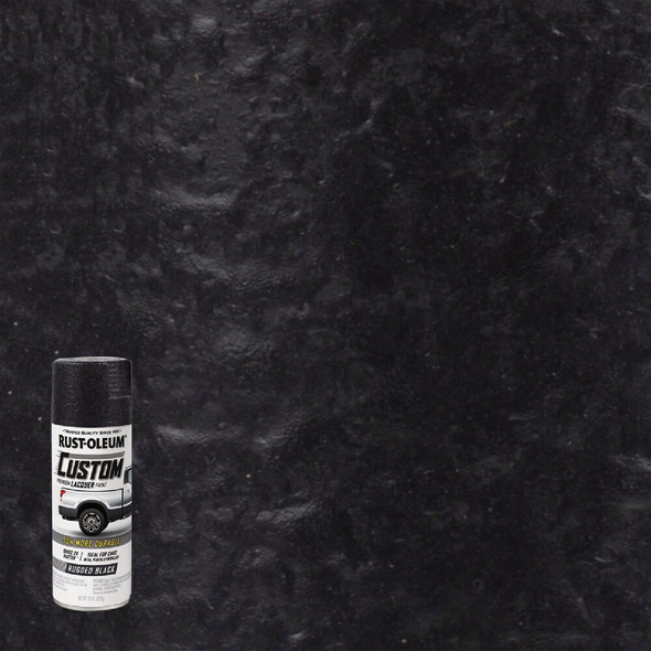 Rust-Oleum Automotive Premium Custom Lacquer, 11 oz., Rugged Black 323350 794965