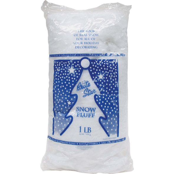 Brite Star 12 Oz. Polyester Artificial Snow-Fluff 30-577-67