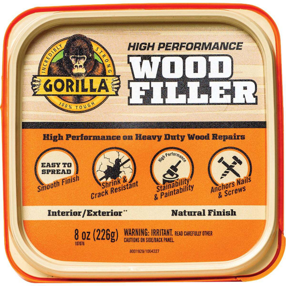 Gorilla 8 Oz. Natural Wood Filler 107084