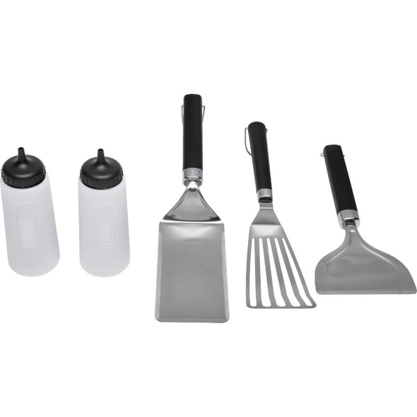 Weber 5-Piece Flat Top Griddle Tool Set 6776