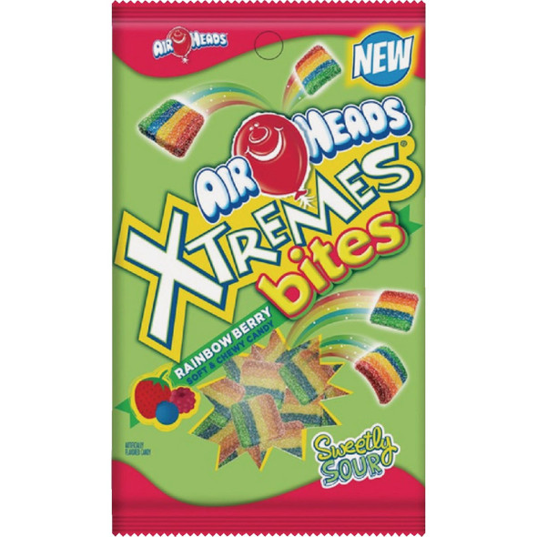Air Heads Xtremes Bites 6 Oz. Rainbow Berry Candy VAM67838 Pack of 12