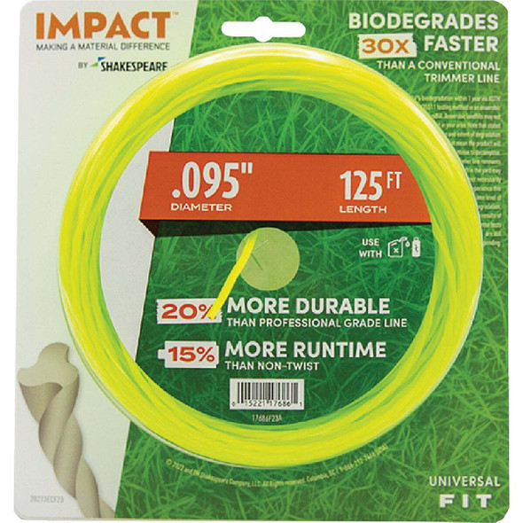 Shakespeare Impact .095 In. x 125 Ft. Trimmer Line 17686