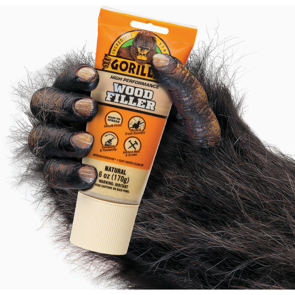 Gorilla 6 Oz. Natural Wood Filler Tube