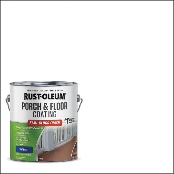 Rust-Oleum 1 Gal. Low VOC Tint Base Semi-Gloss Porch and Floor Coating 262361