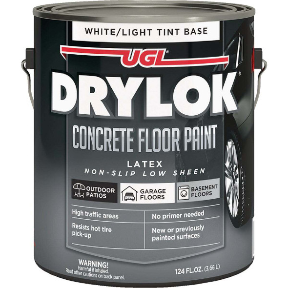 DryLok Low VOC Concrete Floor Paint White/ Lt Tint , 1 Gal. 832776