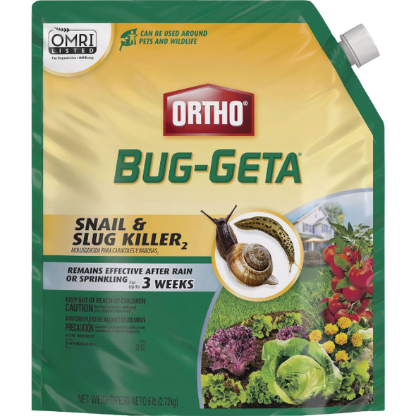 Ortho Bug-Geta 6 Lb. Ready To Use Pellets Slug & Snail Killer 0475610