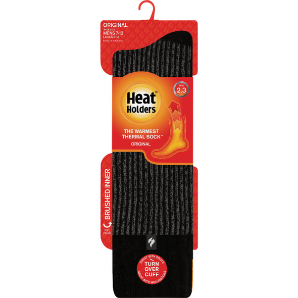 Heat Holders Chris Men's 7 to 12 Black Boot Sock Heat Holders Chris Men's 7 to 12 Black Boot Sock