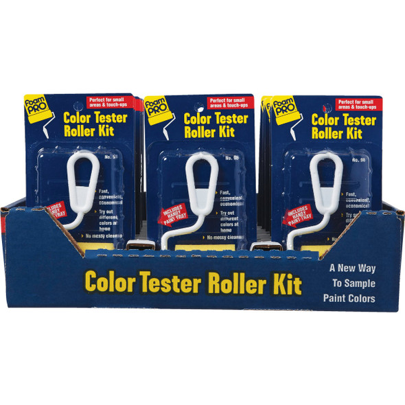 FoamPro Color Tester 3 In. x 5 In. Foam Roller Cover & Frame 98 783391
