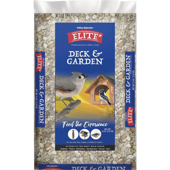 Valley Splendor Elite 5 Lb. Deck & Garden Premium Wild Bird Food 9543