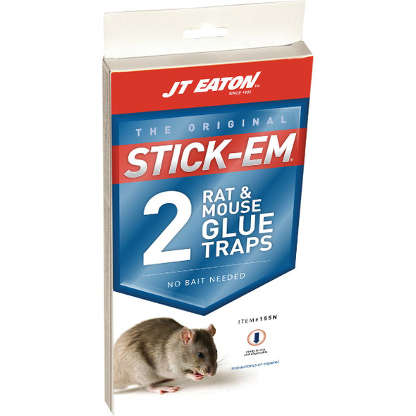 JT Eaton Stick-Em Glue Rat & Mouse Trap Floor Display (48-Piece)
