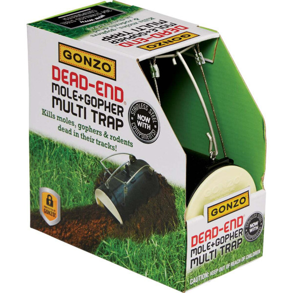 Gonzo Dead End Tube Mole & Gopher Trap 5001