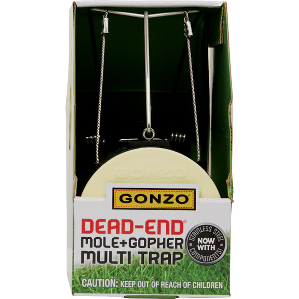 Gonzo Dead End Tube Mole & Gopher Trap