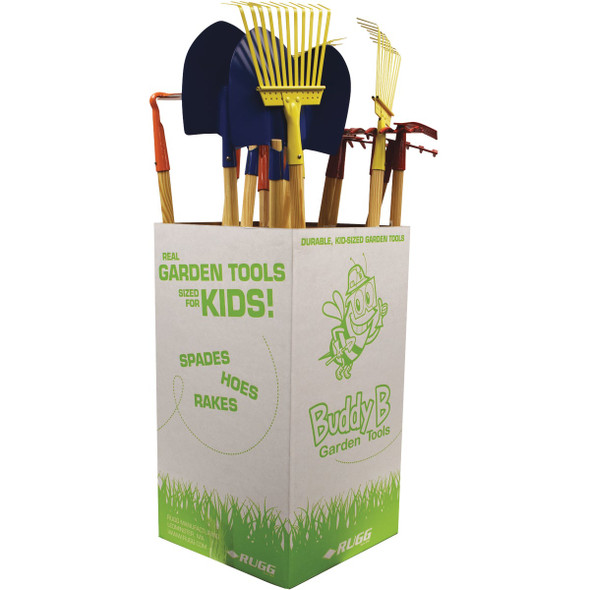 Buddy B 24 Piece Kids Garden Tool Display CD1