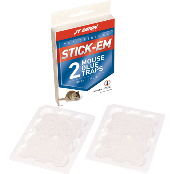 JT Eaton Stick-Em Glue Mouse Trap Floor Display (144-Piece) FM144 752813