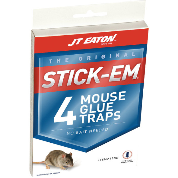 JT Eaton Stick-Em Glue Mouse Trap Floor Display (60-Piece)