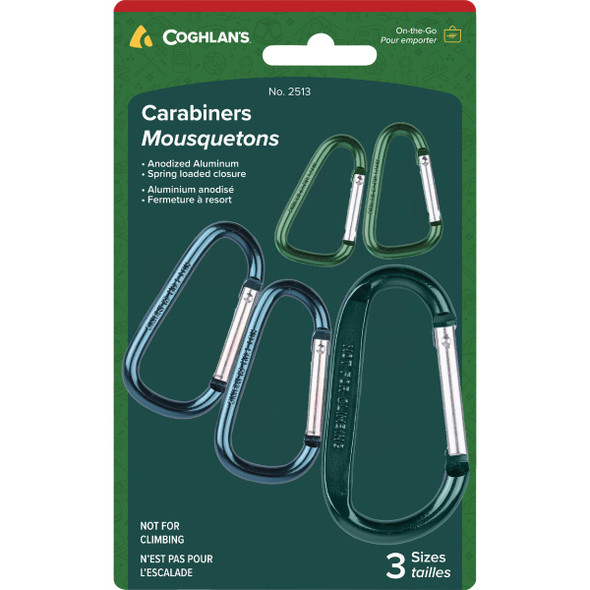 Coghlans Multi-Pack Carabiner (5-Pack) 2513