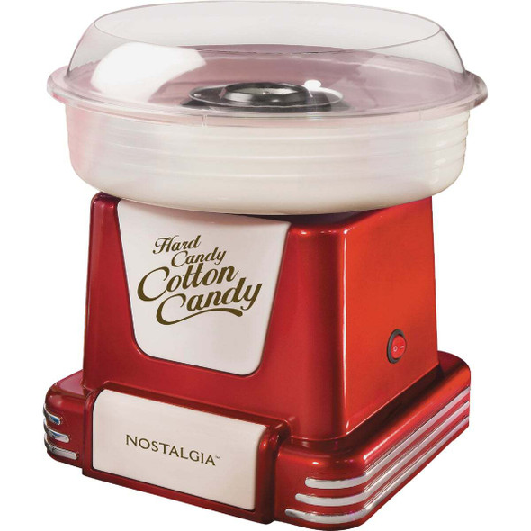 Nostalgia Retro Hard & Sugar-Free Candy Cotton Candy Maker PCM805RETRORED