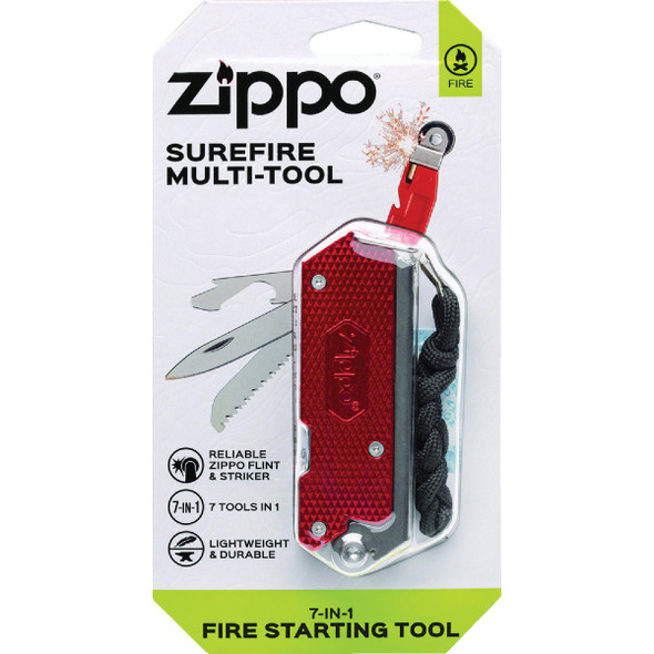 Zippo Sure Fire Multi-Tool Fire Starter 40549 719296