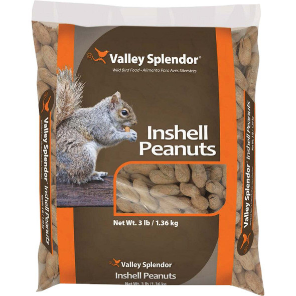 Valley Splendor 3 Lb. Inshell Peanuts Wildlife Food 347